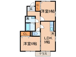 コゥジィコ－ト芦屋の物件間取画像